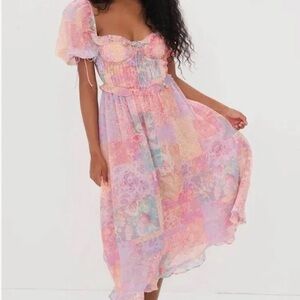 For Love & Lemons Midi Dress